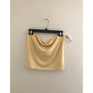 American Eagle Yellow Tube Top